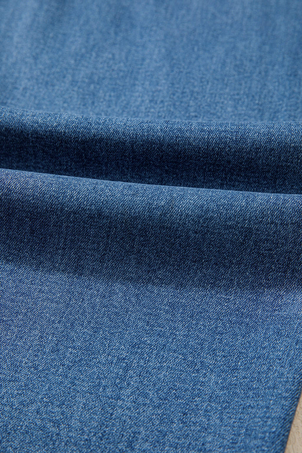 Myosotis Acid Washed Straight Leg Full Length Casual Jeans