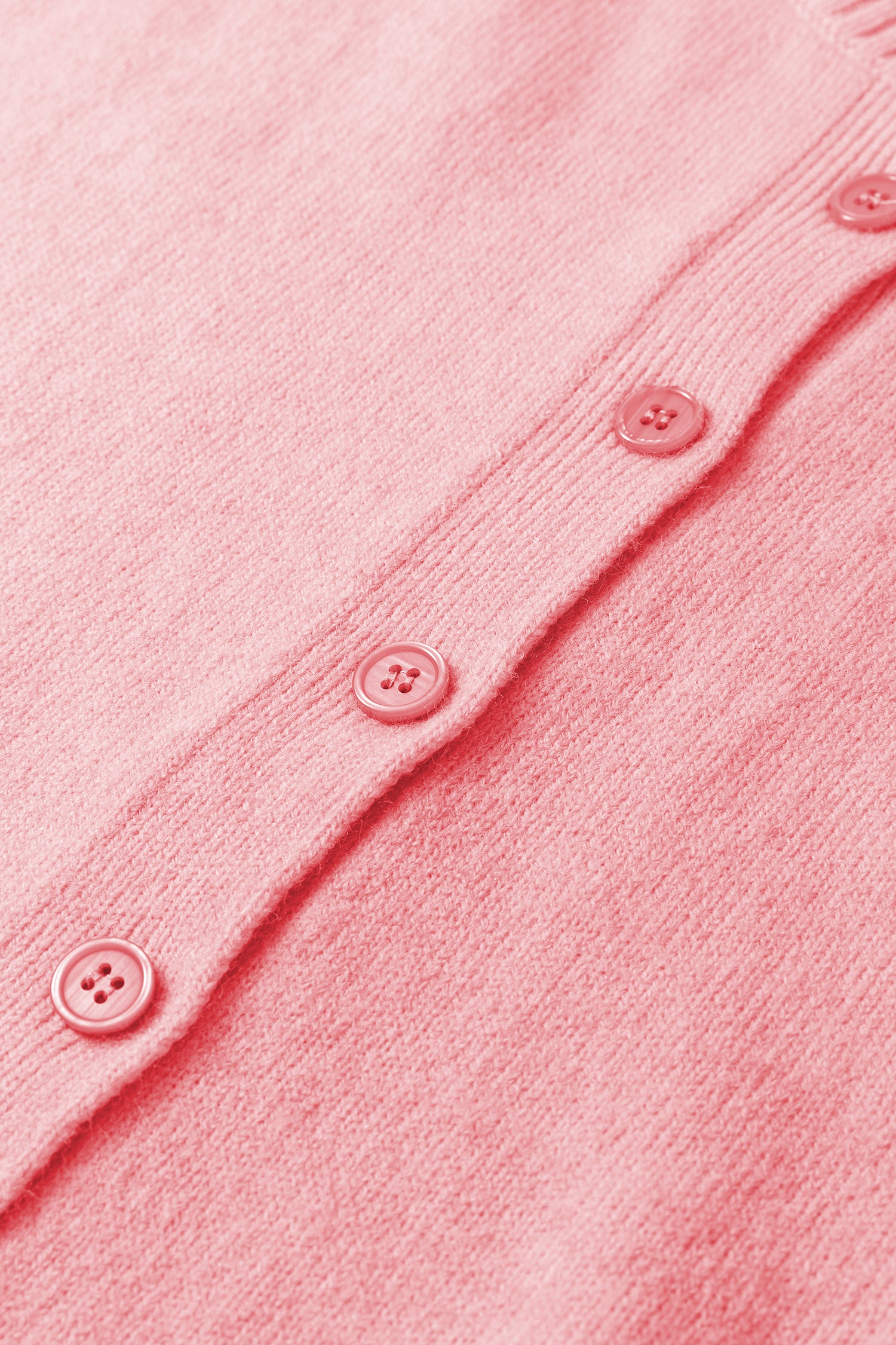 Lavendula 3/4 Sleeve Boxy Knit Button Down Sweater Cardigan