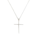 Big Silver Faith Necklace