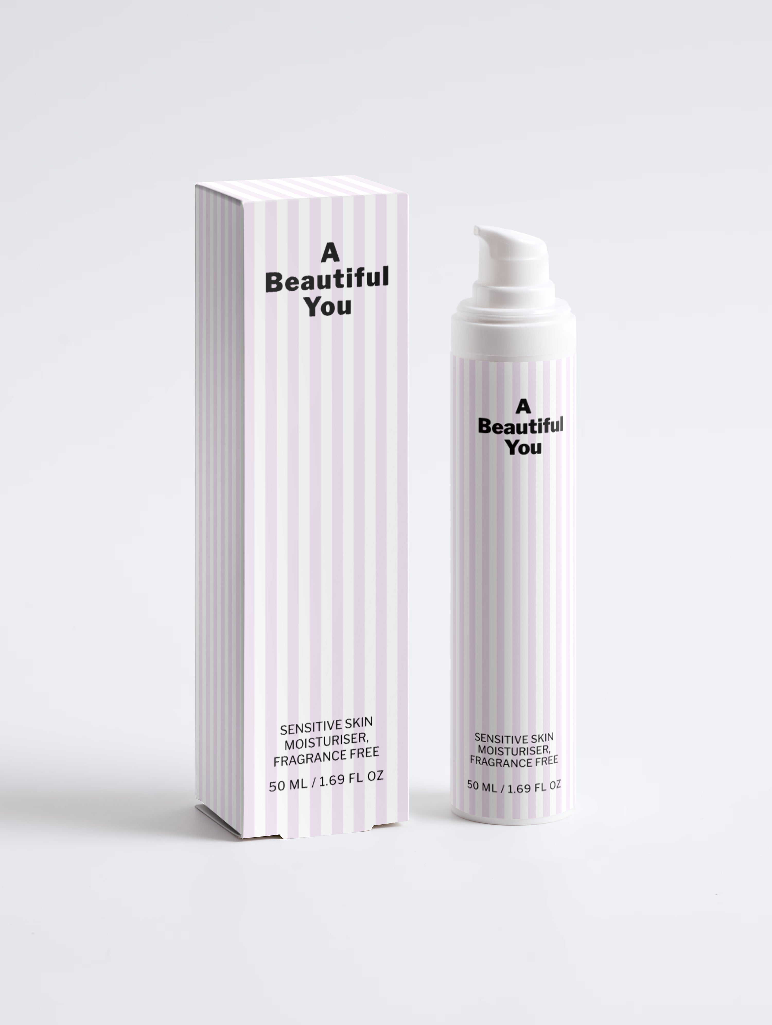 Sensitive Skin Moisturiser, Fragrance Free