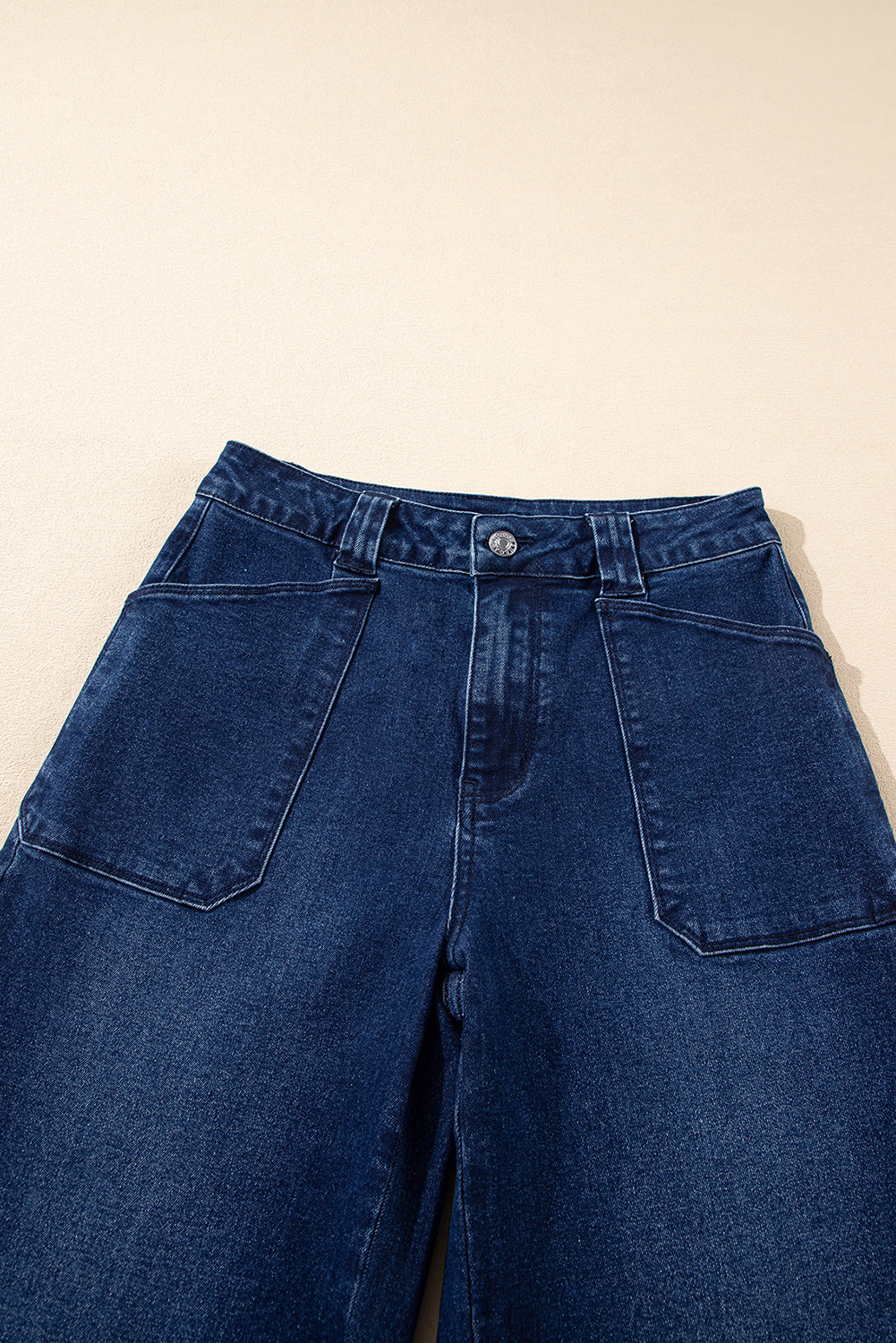 Dirty blue Daily Fashion Straight Leg Mid-rise Shift Jeans