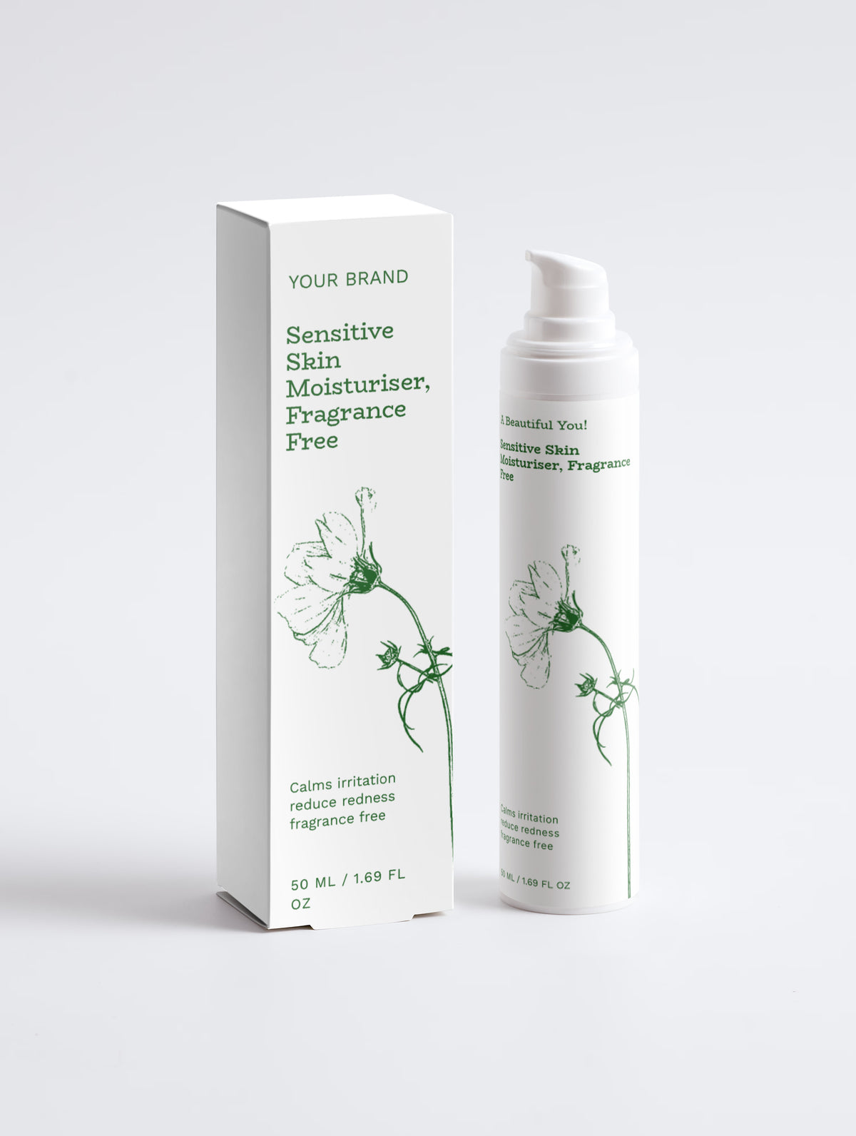 Sensitive Skin Moisturiser, Fragrance Free